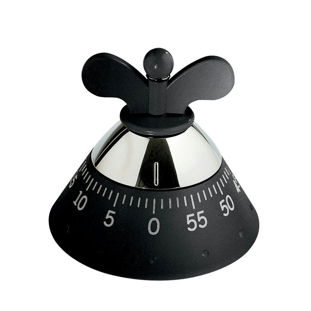 Alessi Kitchen Timer, Schwarz 3 Alessi Kitchen Timer, Schwarz