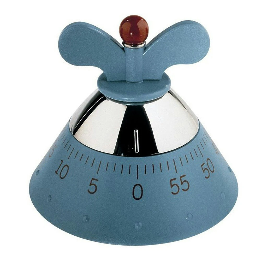 Alessi Kitchen Timer, Blau 3 Alessi Kitchen Timer, Blau