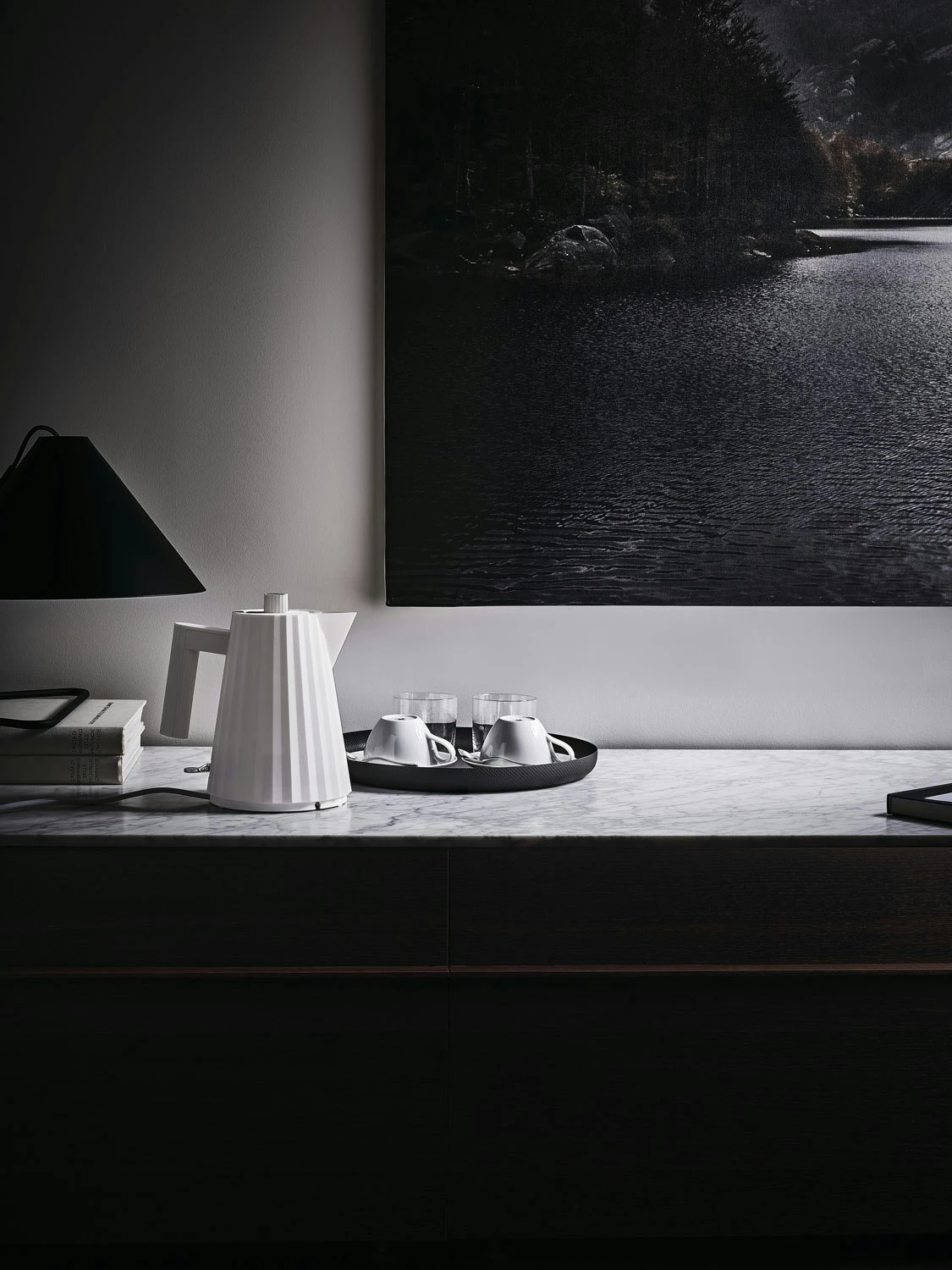 Alessi Plisse Wasserkocher 1 L, Weiß 5 Alessi Plisse Wasserkocher 1 L, Weiß – Bild 3