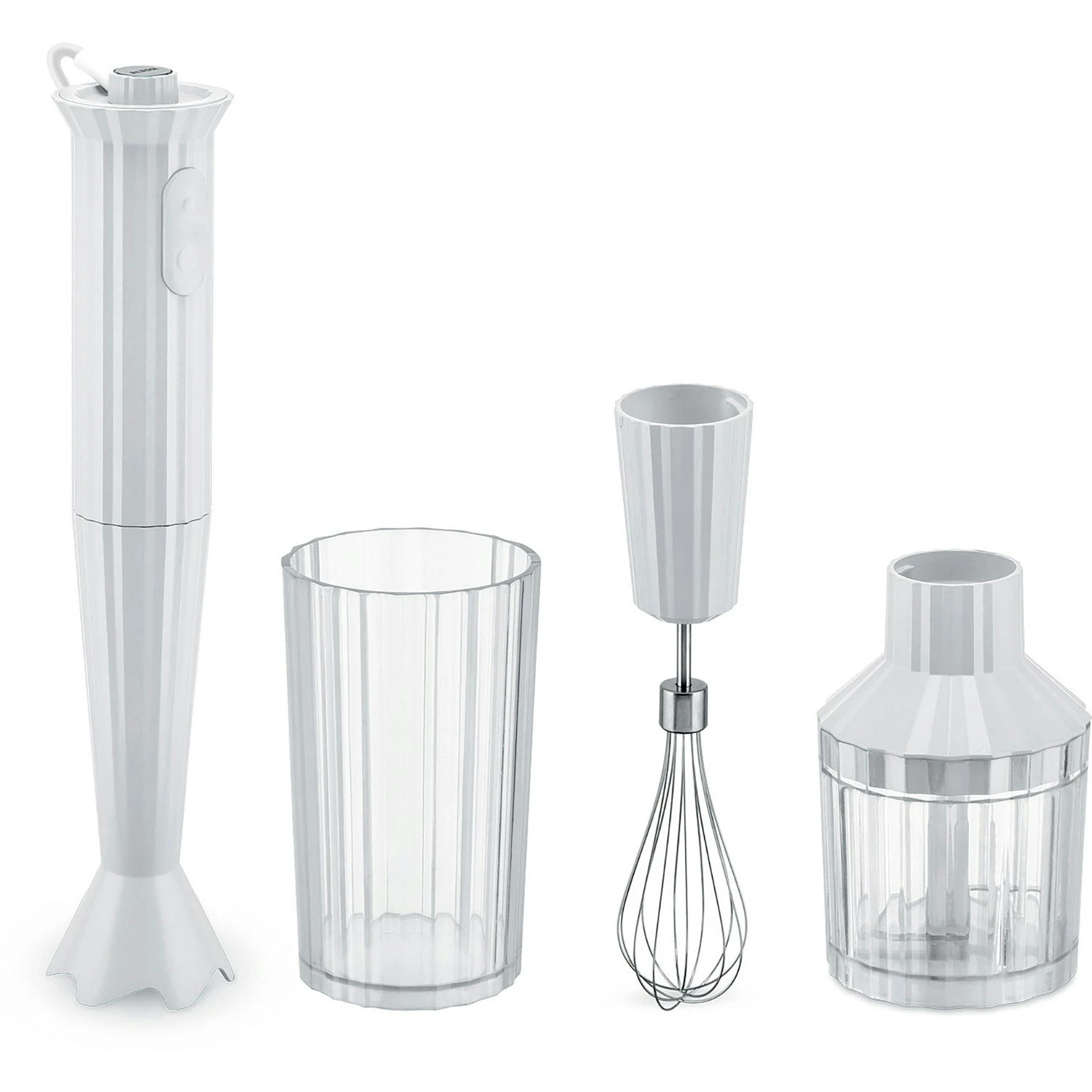 Alessi Plissé Stabmixer, Weiß 3 Alessi Plissé Stabmixer, Weiß