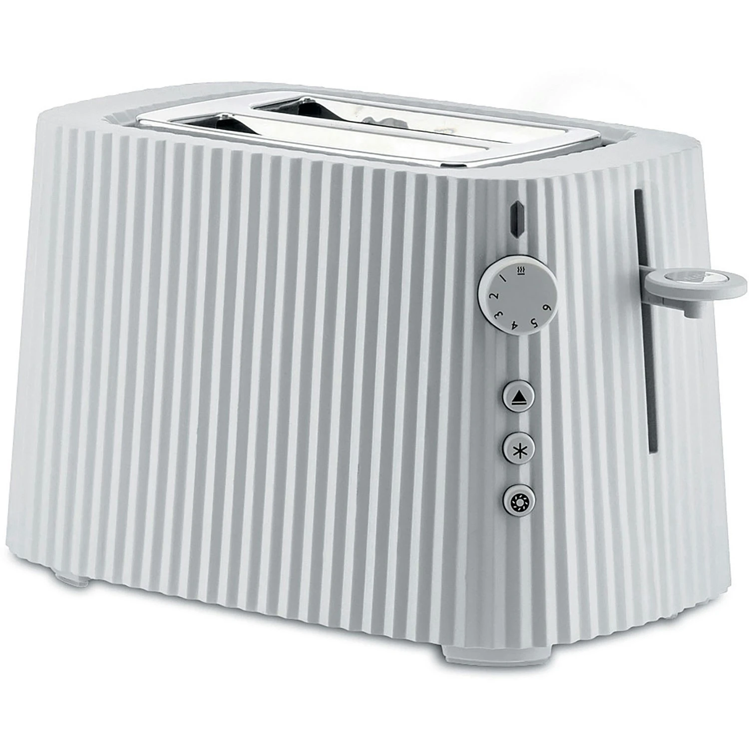 Alessi Plissé Toaster, Weiß 3 Alessi Plissé Toaster, Weiß