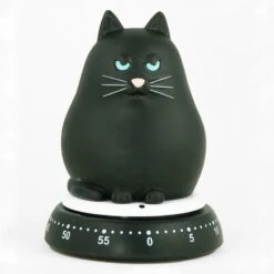 Küchenuhr, Katze