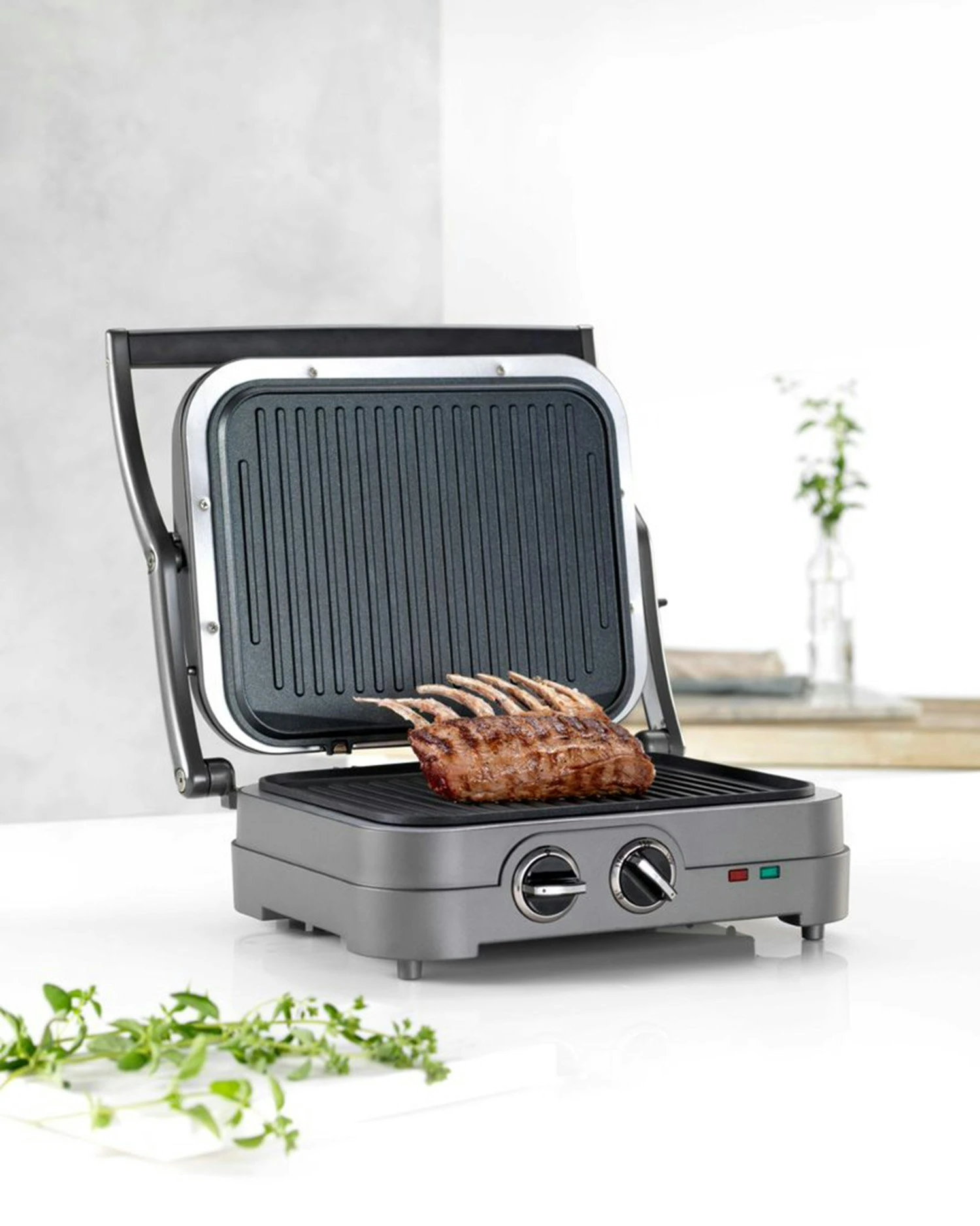Cuisinart Griddler Elite Multifunktionsgrill, Stahlgrau 7 Cuisinart Griddler Elite Multifunktionsgrill, Stahlgrau – Bild 5