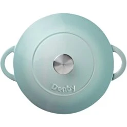 Denby Pavilion Gusseisentopf Rund Ø26 Cm, Hellblau 7 Denby Pavilion Gusseisentopf Rund Ø26 Cm, Hellblau -Ausgewählte Küchengeschäfte denby cast iron 26cm round casserole 4
