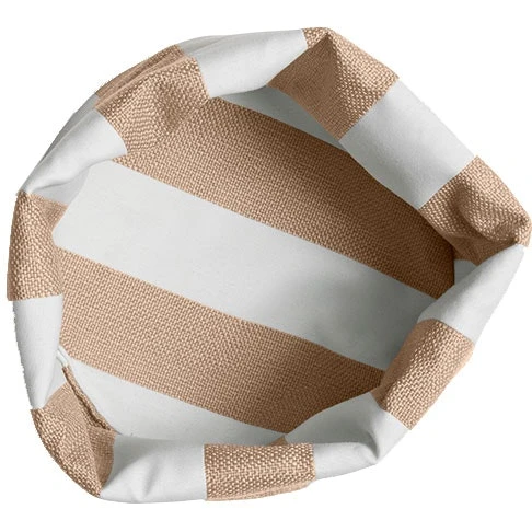 Wide Stripe Brotkorb 19x20 Cm, Beige 3 Wide Stripe Brotkorb 19x20 Cm, Beige