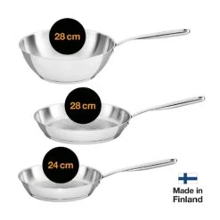 Fiskars All Steel Pure Wok-Pfanne 28 Cm -Ausgewählte Küchengeschäfte fiskars all steel pure wok 28 cm 3