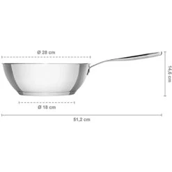 Fiskars All Steel Pure Wok-Pfanne 28 Cm -Ausgewählte Küchengeschäfte fiskars all steel pure wok 28 cm 5