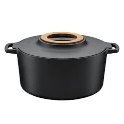 Fiskars Norden Topf 6L, Schwarz Gusseisen