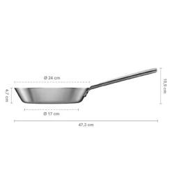Fiskars Norden Bratpfanne Unbeschichtet Edelstahl, 28 Cm -Ausgewählte Küchengeschäfte fiskars norden frying pan uncoated stainless steel 10