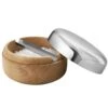 Georg Jensen Alfredo Salzschale Eiche -Ausgewählte Küchengeschäfte georg jensen alfredo salt jar mirror oak wood 0