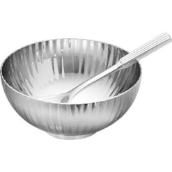 Georg Jensen Bernadotte Salt Bowl & Spoon