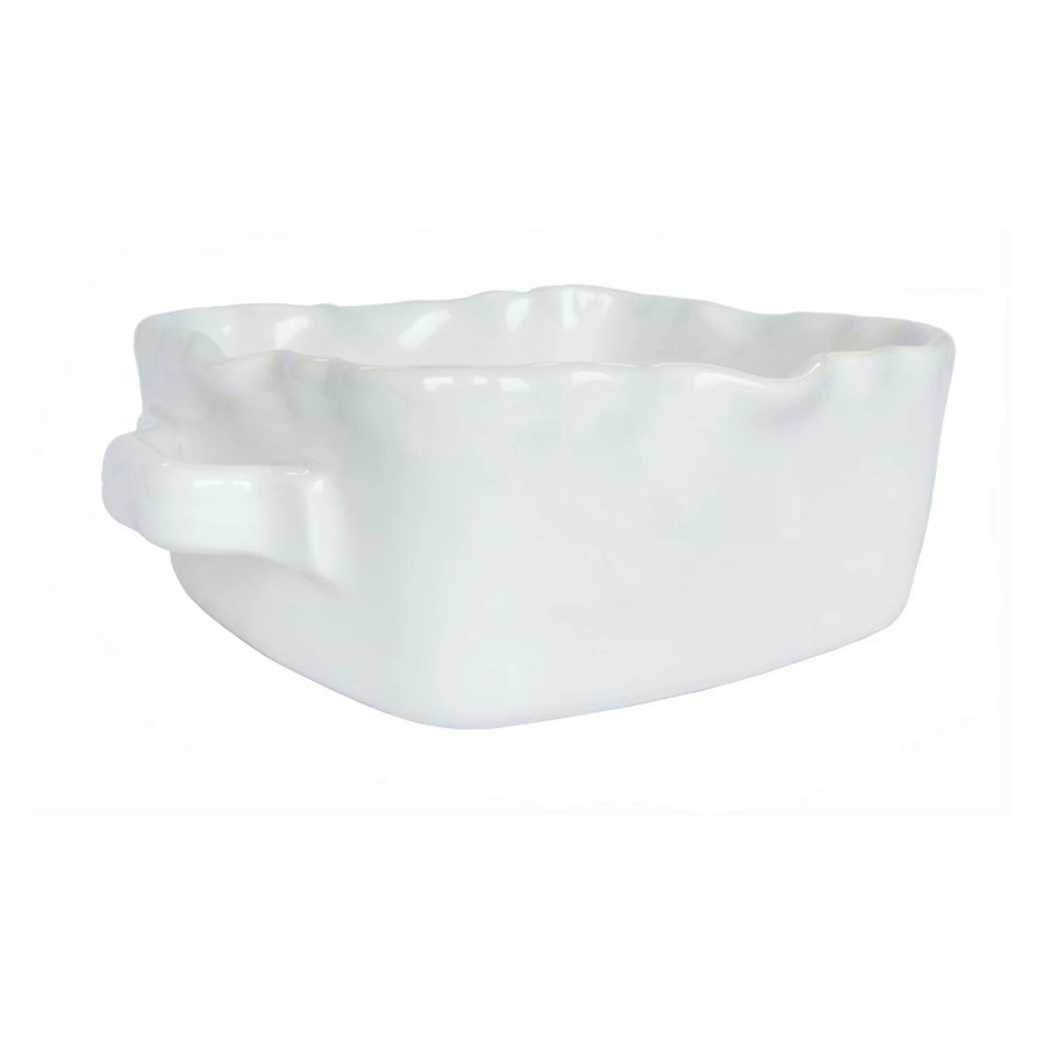 Provence Ofenform 18x14x7 Cm, Mattweiß 3 Provence Ofenform 18x14x7 Cm, Mattweiß