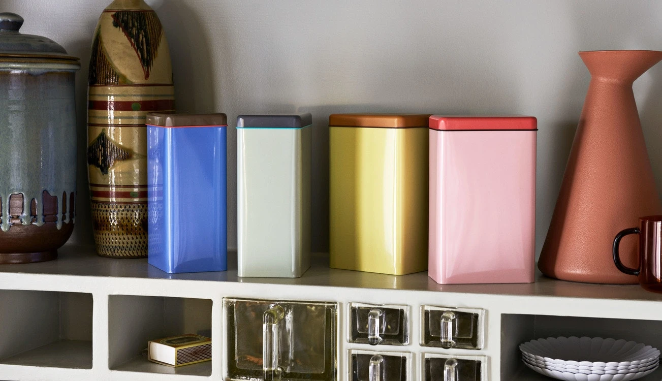 Hay Tin By Sowden Aufbewahrungsdose, Braun/Gelb 5 Hay Tin By Sowden Aufbewahrungsdose, Braun/Gelb – Bild 3