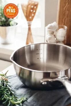 Heirol Steely Classic Kasserolle / Sauteuse 20 Cm -Ausgewählte Küchengeschäfte heirol steely sauce stainless steel saucepan 2
