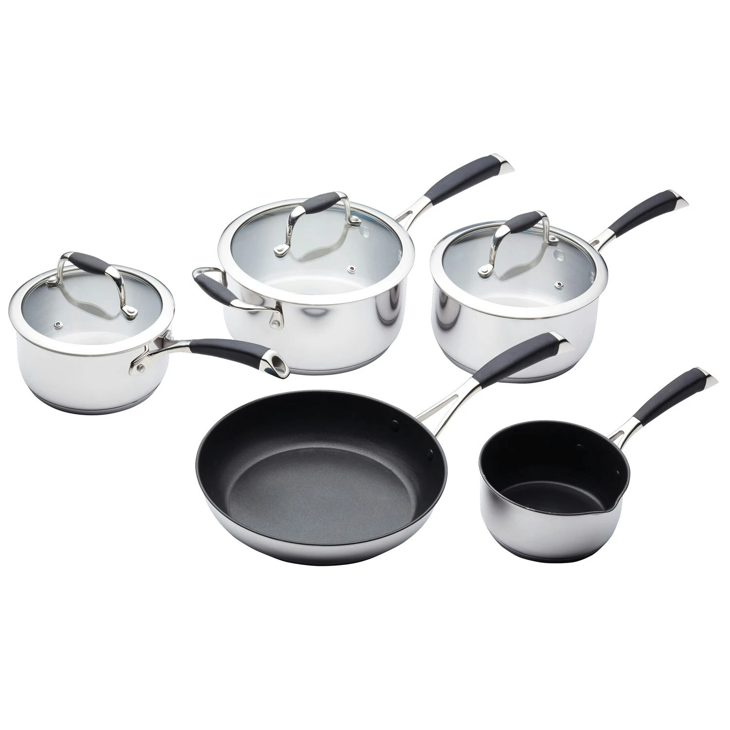 Kitchen Craft Master Class Topf- Und Pfannenset, 5-tlg. 3 Kitchen Craft Master Class Topf- Und Pfannenset, 5-tlg.