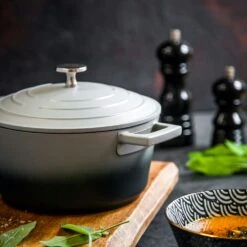 Ausgewählte Küchengeschäfte -Ausgewählte Küchengeschäfte kitchen craft masterclass casserole grey 4