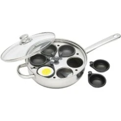 Kitchen Craft Eierpochierer 6 Loch 28 Cm 7 Kitchen Craft Eierpochierer 6 Loch 28 Cm -Ausgewählte Küchengeschäfte kitchen craft stainless steel six hole egg poacher 28cm gift box 2