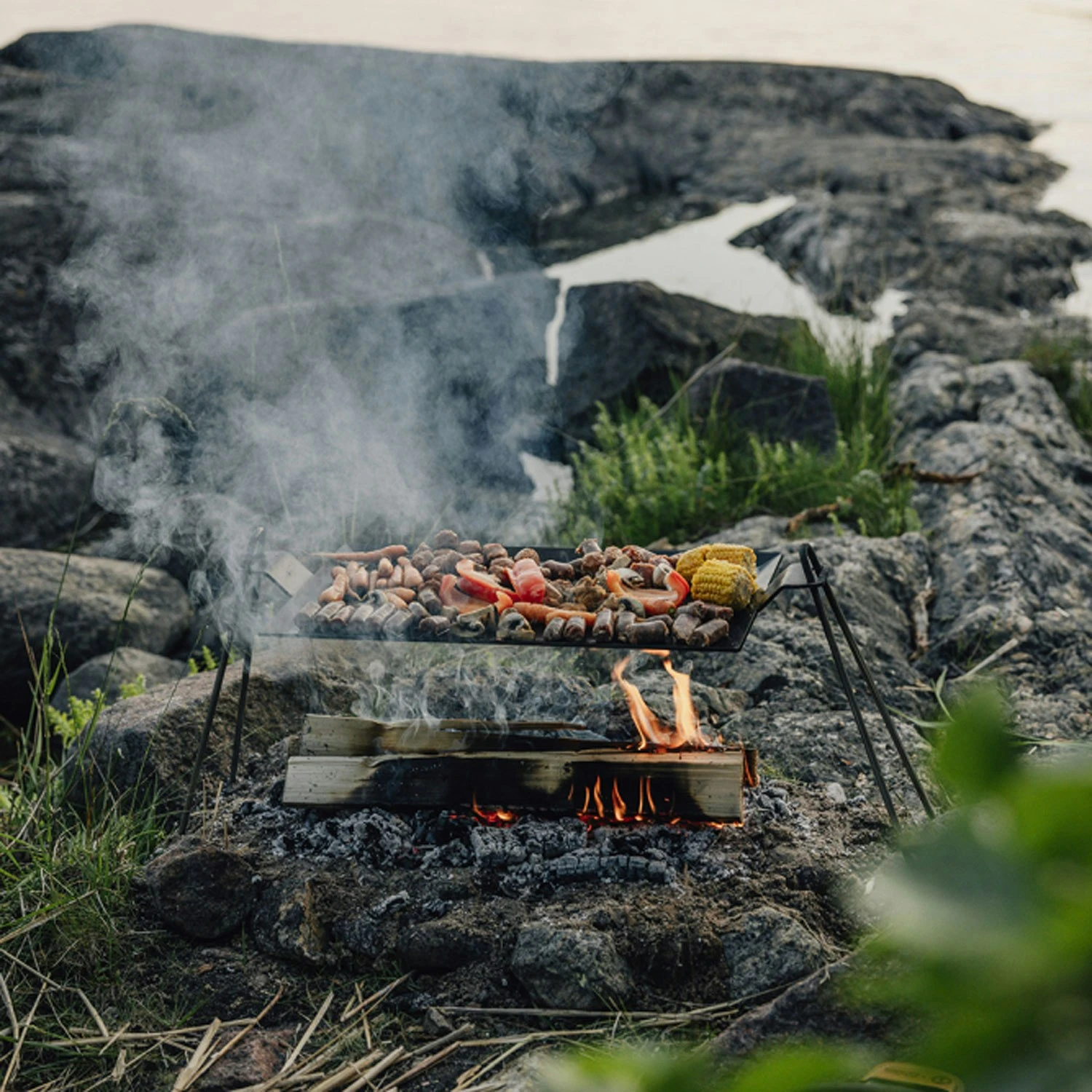 Kockums Jernverk Grill Karbonstahl, 63x27 Cm 4 Kockums Jernverk Grill Karbonstahl, 63x27 Cm – Bild 2