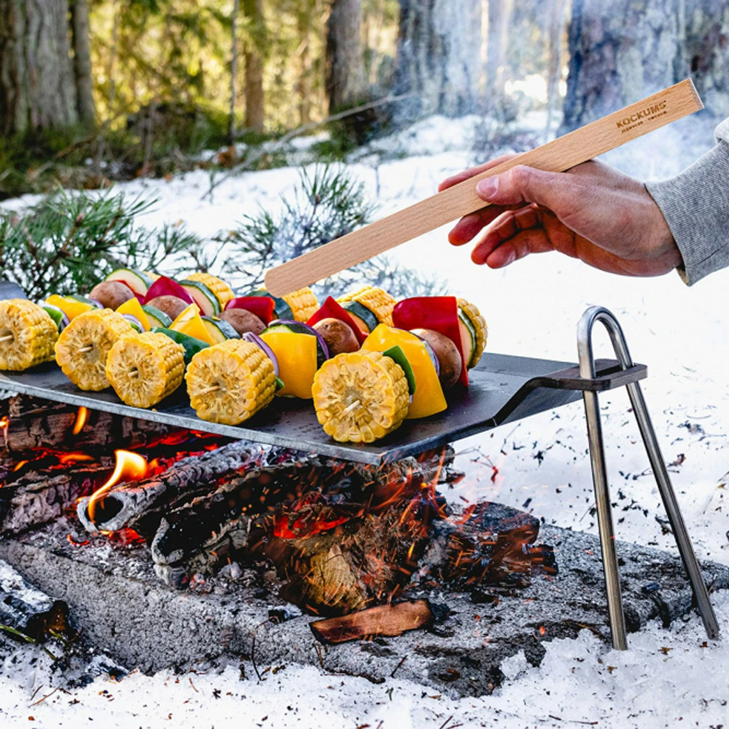 Kockums Jernverk Grill Karbonstahl, 63x27 Cm 6 Kockums Jernverk Grill Karbonstahl, 63x27 Cm – Bild 4