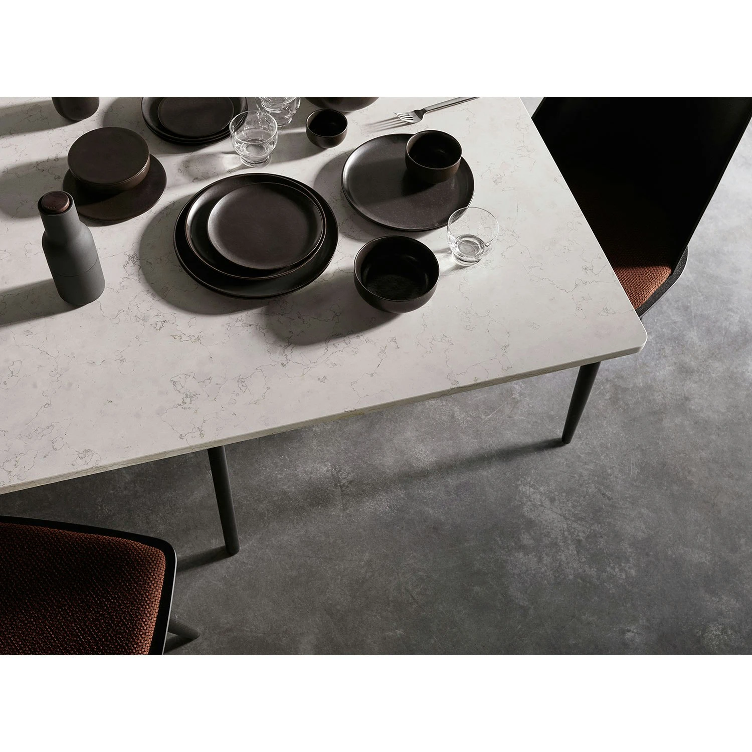 Menu Bottle Grinder Mühle 2-er Set, Nude / Walnussfarben 6 Menu Bottle Grinder Mühle 2-er Set, Nude / Walnussfarben – Bild 4