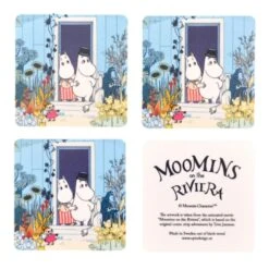 Moomin Doorstep Untersetzer 4-pack -Ausgewählte Küchengeschäfte opto design moomin doorstep untersetzer 4 pack 1