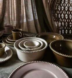 DARIA Schüssel, Sandfarben 23 Cm, Sand -Ausgewählte Küchengeschäfte potteryjo daria schussel 23 cm 14