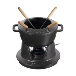 Staub Fondue Set 1,1L, Black