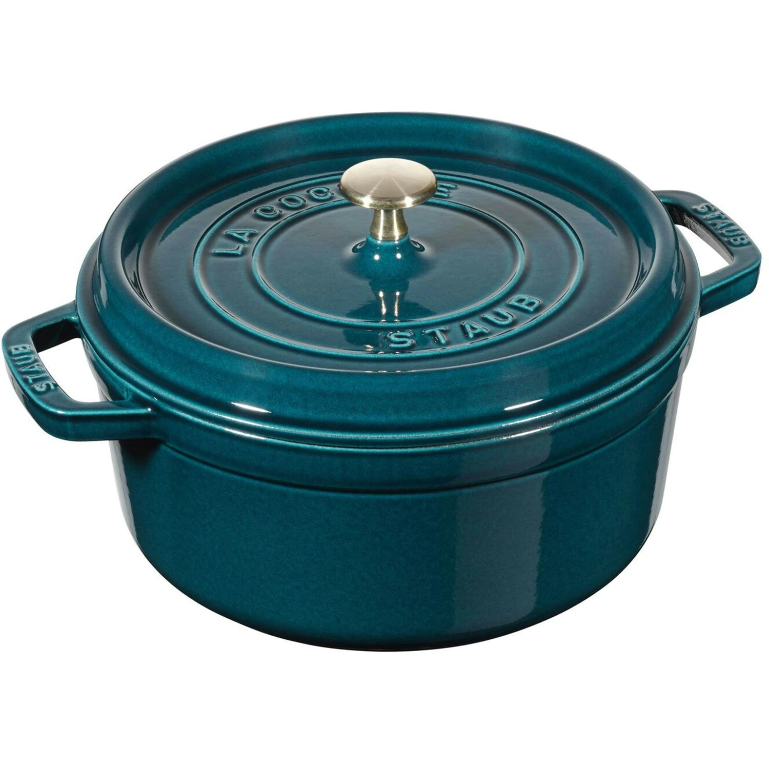 Staub Kokotte Rund 28 Cm 6,7 L, Benzinblau 3 Staub Kokotte Rund 28 Cm 6,7 L, Benzinblau