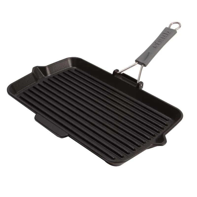 Staub Recheckige Grillpfanne 34x21 Cm, Schwarz 3 Staub Recheckige Grillpfanne 34x21 Cm, Schwarz
