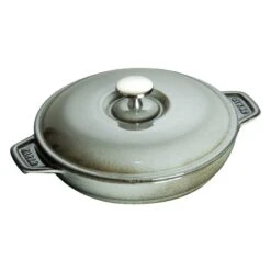 Staub Round Hot Plate, Graphite Grey