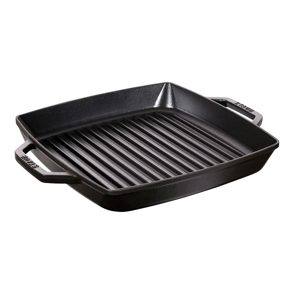Staub Grillpfanne 28x28cm, Schwarz 3 Staub Grillpfanne 28x28cm, Schwarz