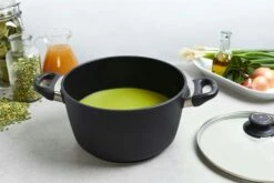 XD Kasserolle Mit Glasdeckel Induktion, 24 Cm 10 XD Kasserolle Mit Glasdeckel Induktion, 24 Cm -Ausgewählte Küchengeschäfte swiss diamond xd casserole with glass lid induction 2