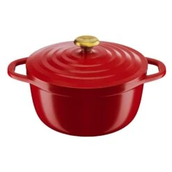 Tefal Air Oval Topf Rot, 4,7 L/24 Cm