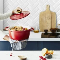 Tefal Air Oval Topf Rot, 4,7 L/24 Cm -Ausgewählte Küchengeschäfte tefal air oval 23