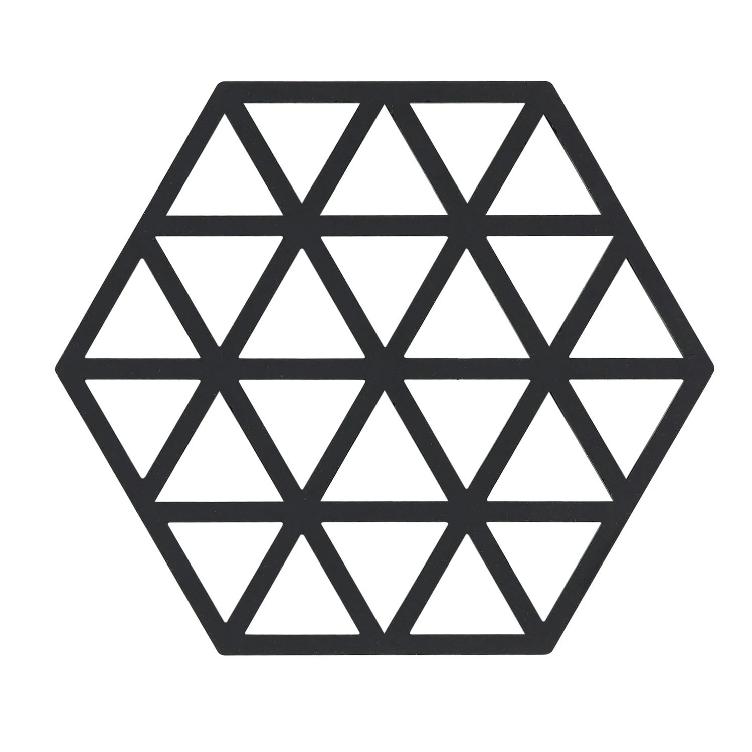Zone Denmark Triangles Untersetzer, Schwarz 3 Zone Denmark Triangles Untersetzer, Schwarz