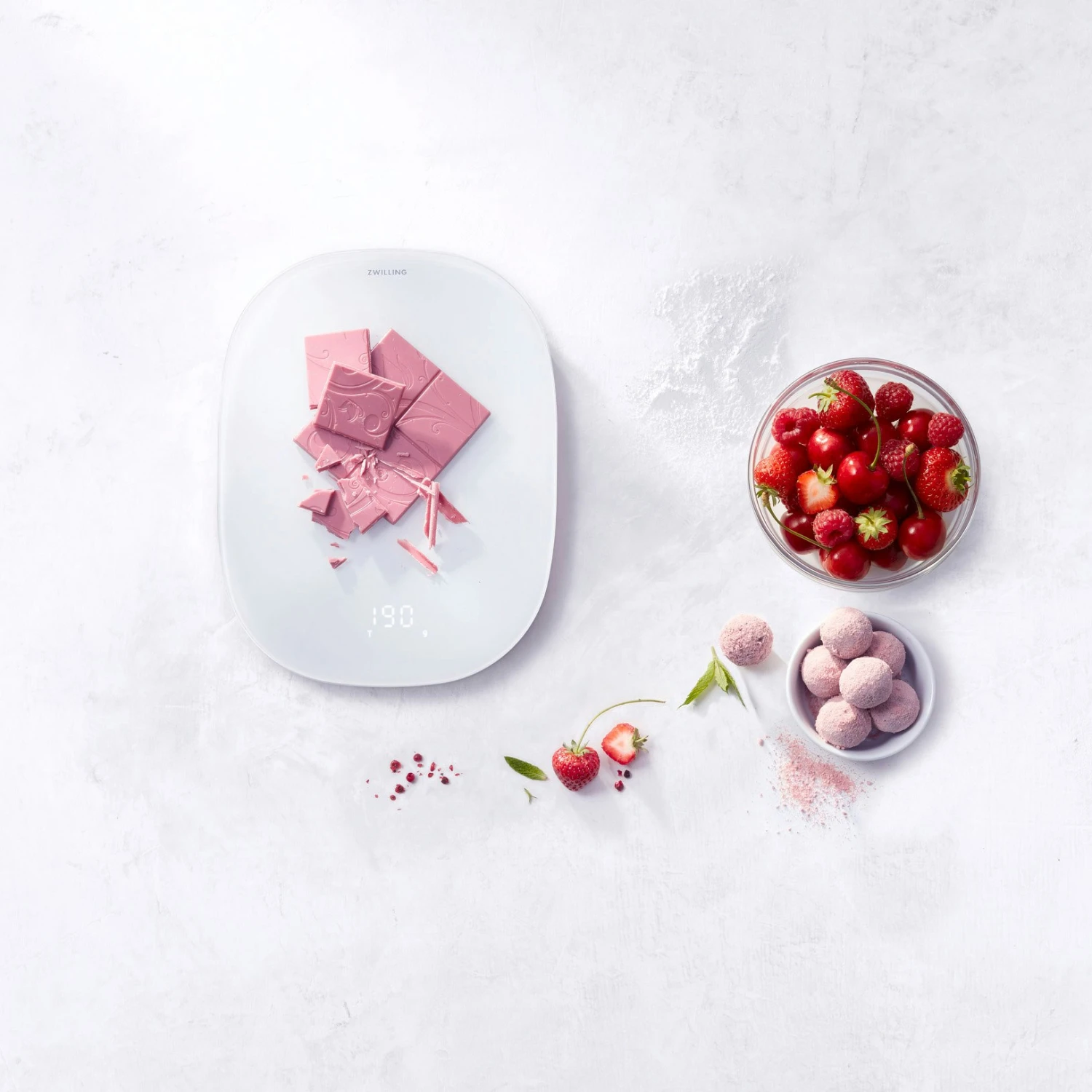 Zwilling Enfinigy Küchenwaage Digital 10 Kg, Rose 4 Zwilling Enfinigy Küchenwaage Digital 10 Kg, Rose – Bild 2