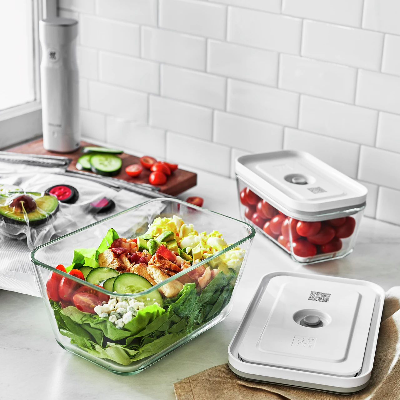 Zwilling Fresh & Save Behälter Borosilikatglas, 14x21 Cm / 2 L 4 Zwilling Fresh & Save Behälter Borosilikatglas, 14x21 Cm / 2 L – Bild 2