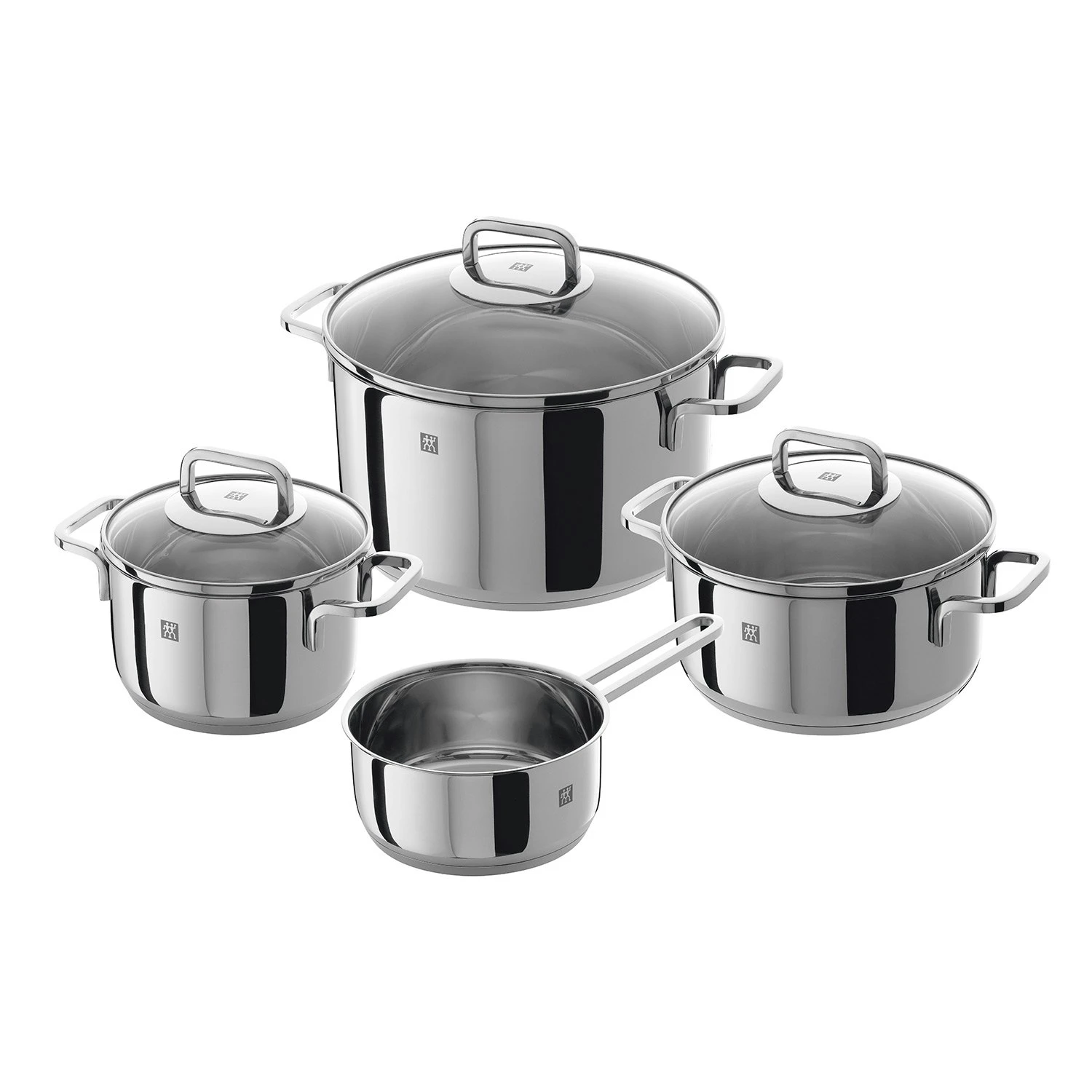 Zwilling Quadro Topf-Set 7 Tlg 3 Zwilling Quadro Topf-Set 7 Tlg